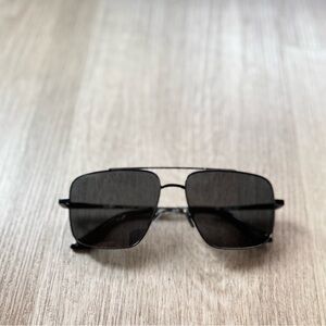 quay australia level out black polarized oversized navigator aviator sunglasses